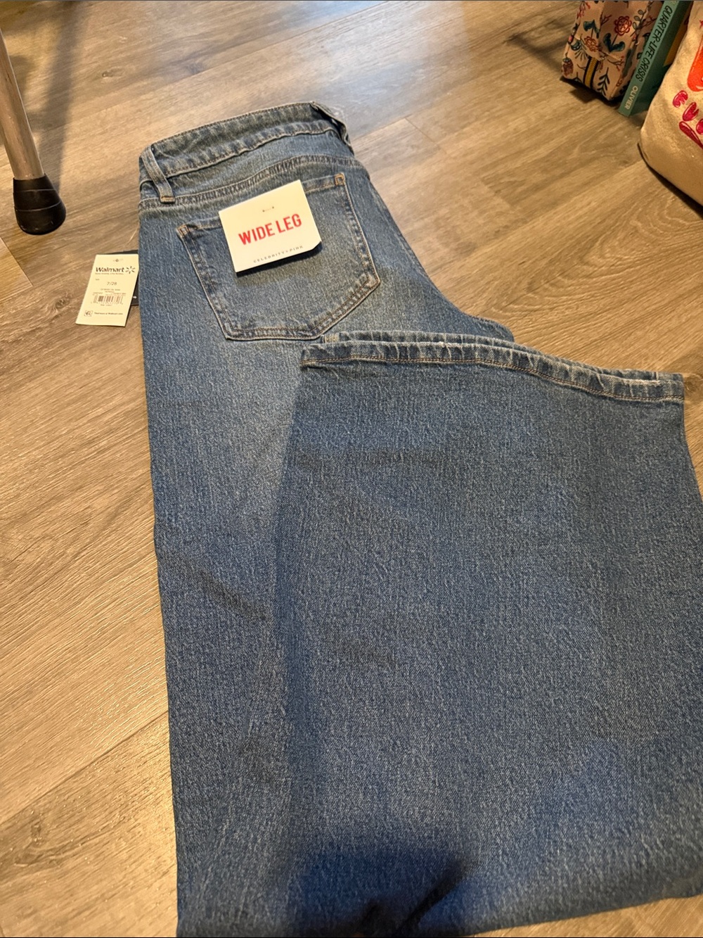 Celebrity Pink Men’s Wide Leg Jeans - Blue